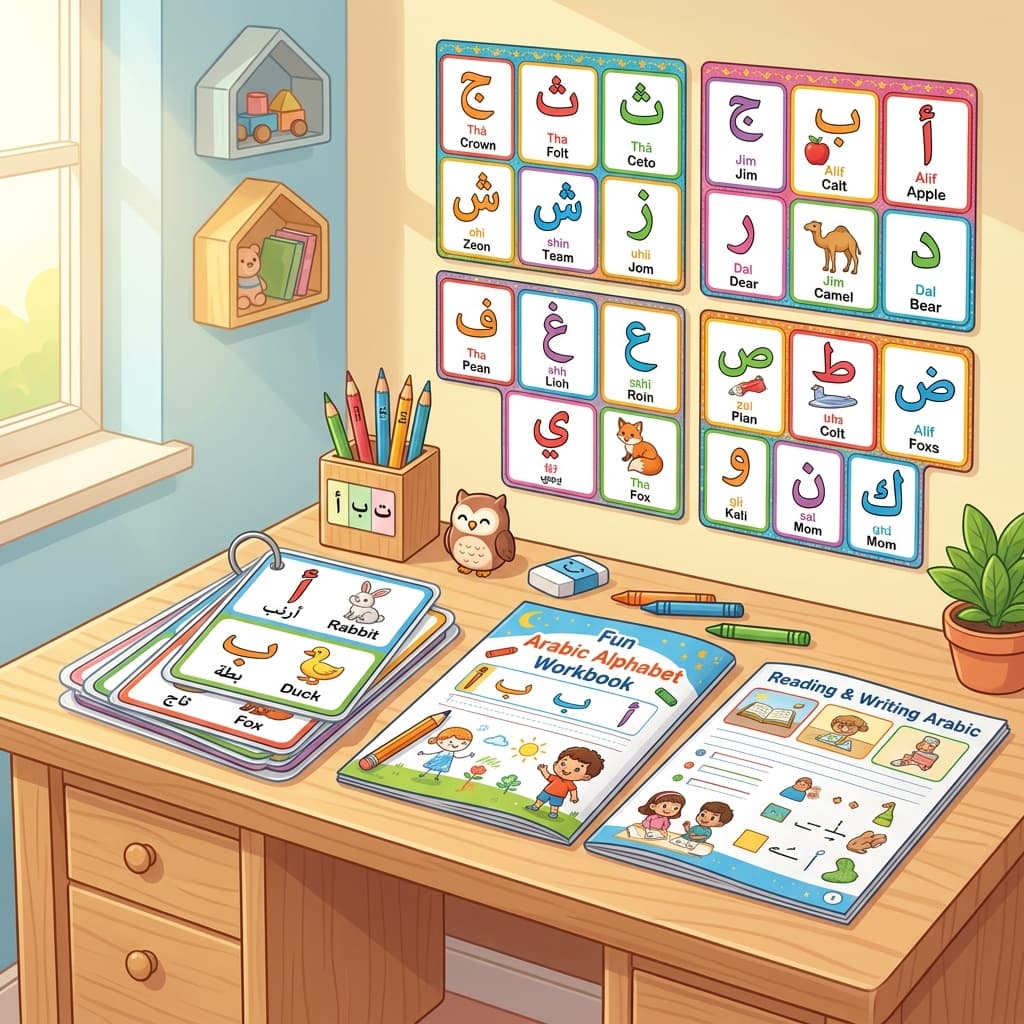 Handcrafted visual learning aids